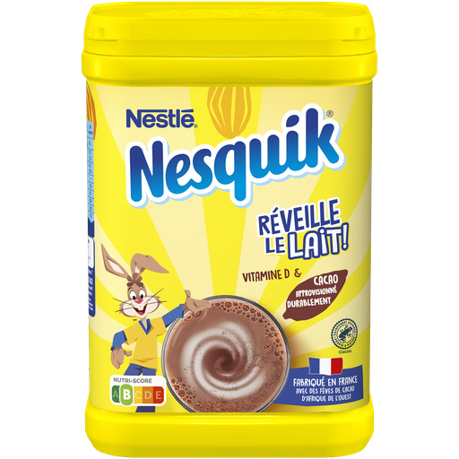 NESQUIK Poudre Cacaotée boîte 1kg Croquons La Vie