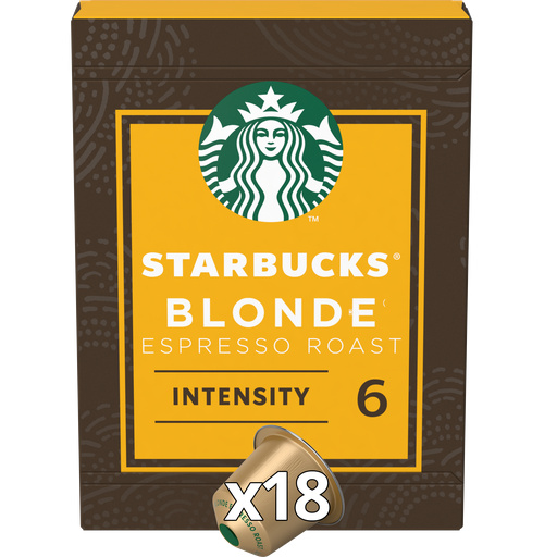 STARBUCKS By NESPRESSO Blonde Espresso 18 Capsules Croquons La Vie