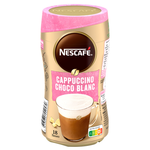 NESCAFE Cappuccino Choco Blanc café Soluble Boîte de 270g