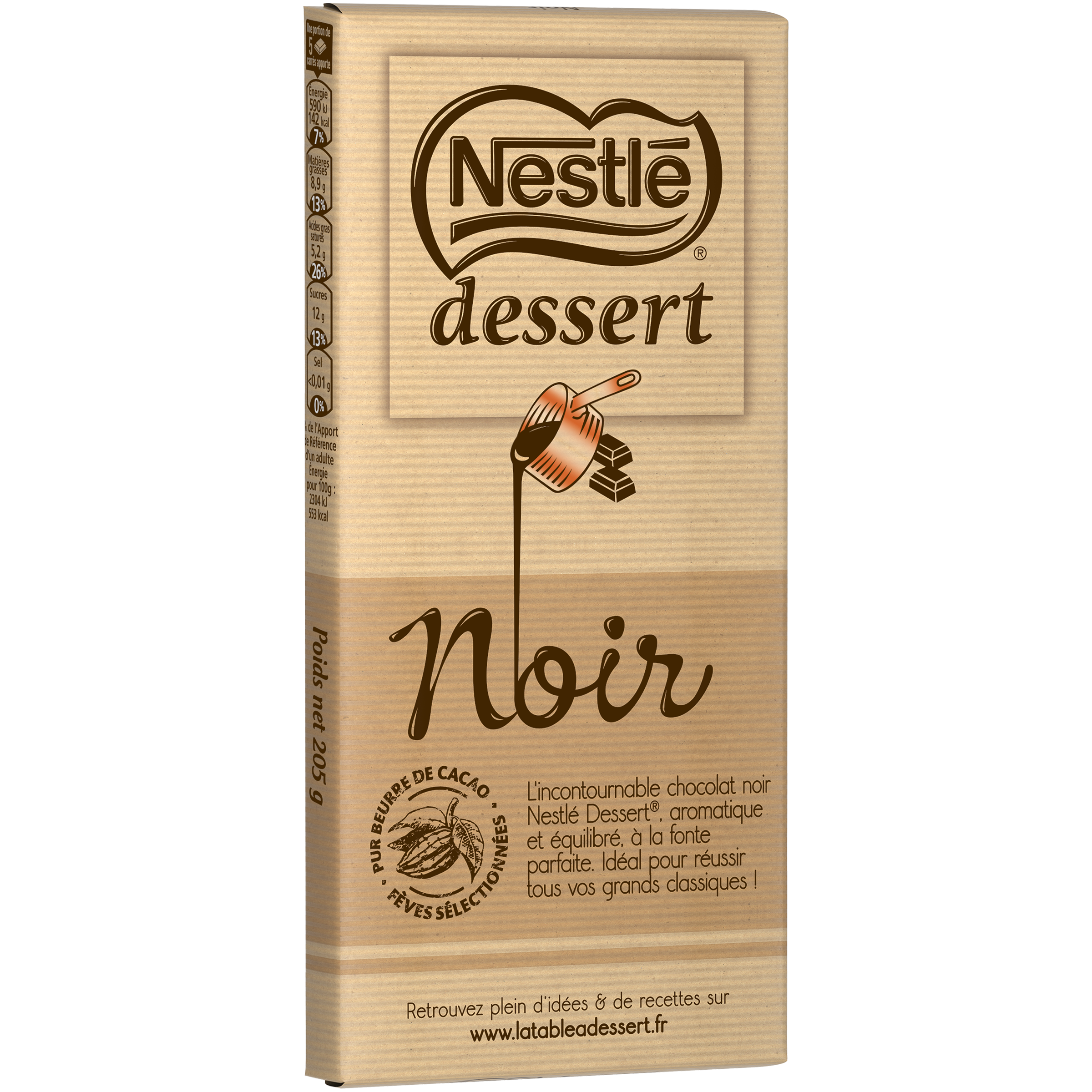 Ingredients 175 G De Chocolat Noir Nestle Dessert Anciens Et Reunions