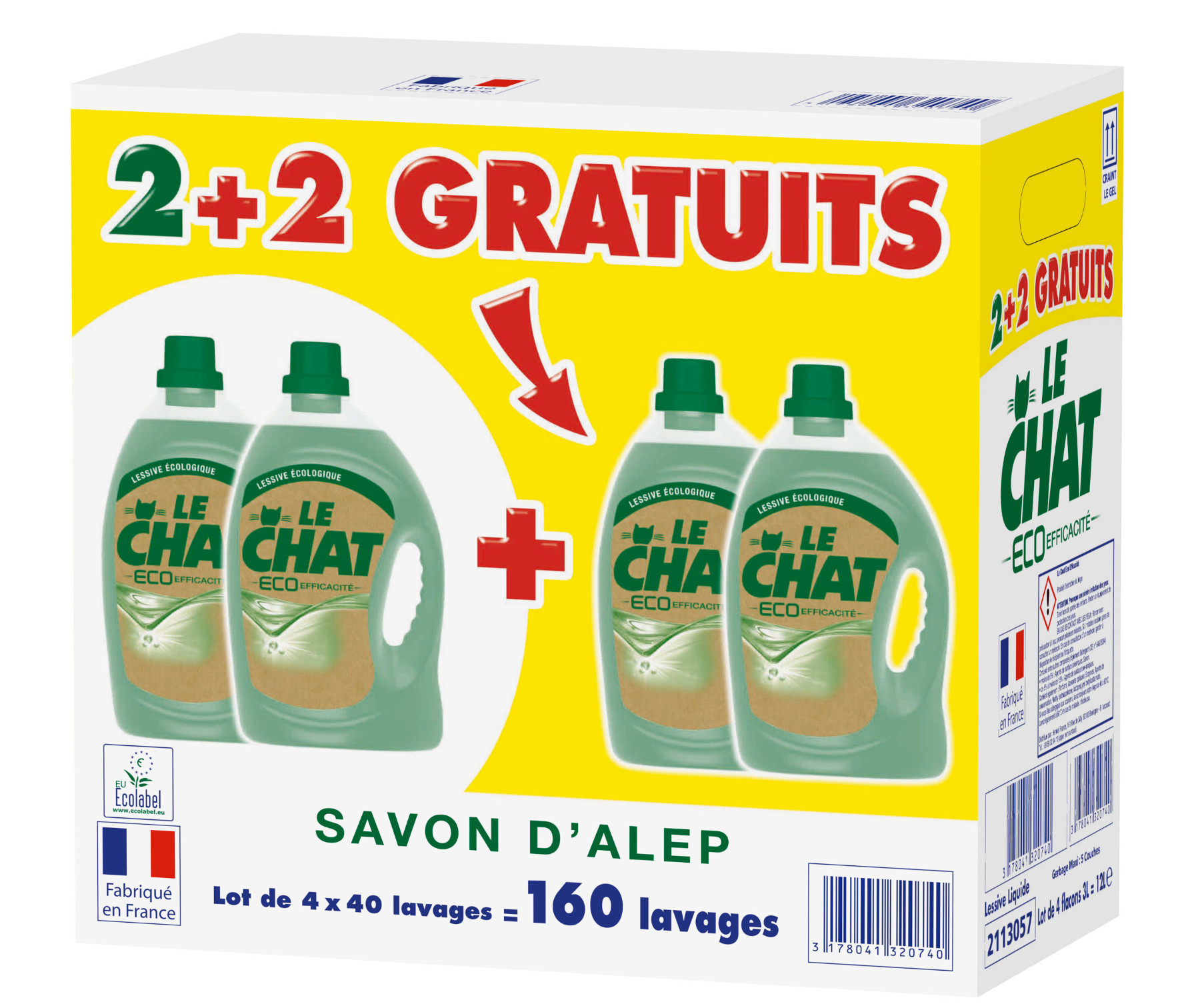 Le Chat 4x3l 22 Gratuit Eco Efficacité Le Chat 3l