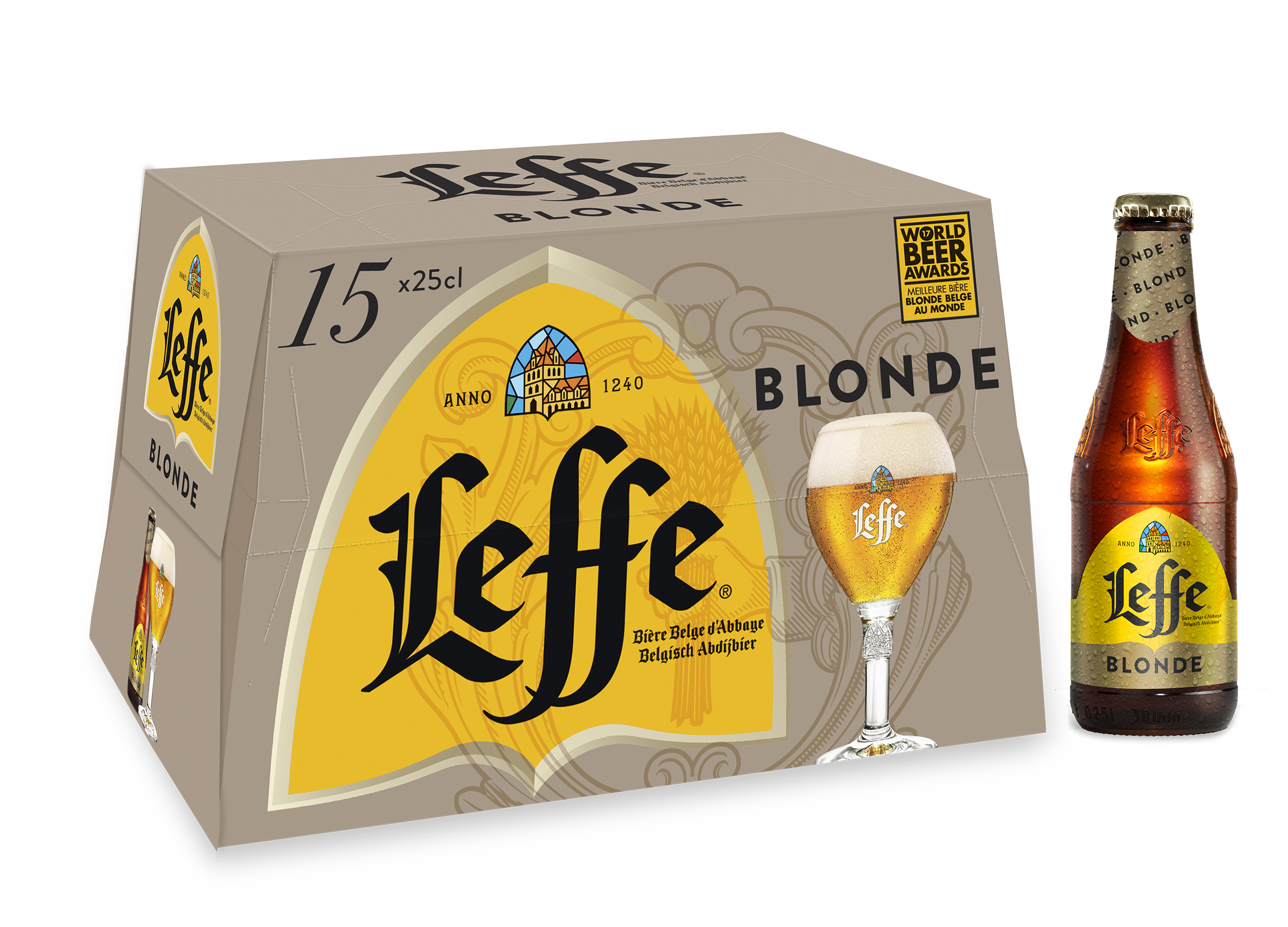 Leffe - Bières blondes (15 x 250ml)
