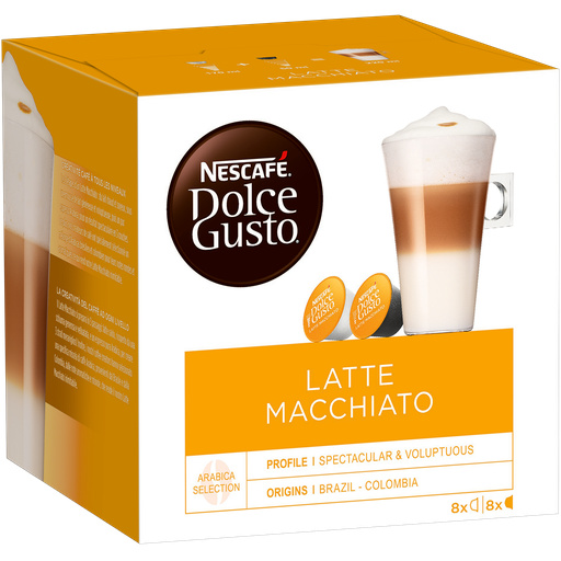 Capsules NESCAFE Dolce Gusto Latte Macchiato 16 Capsules