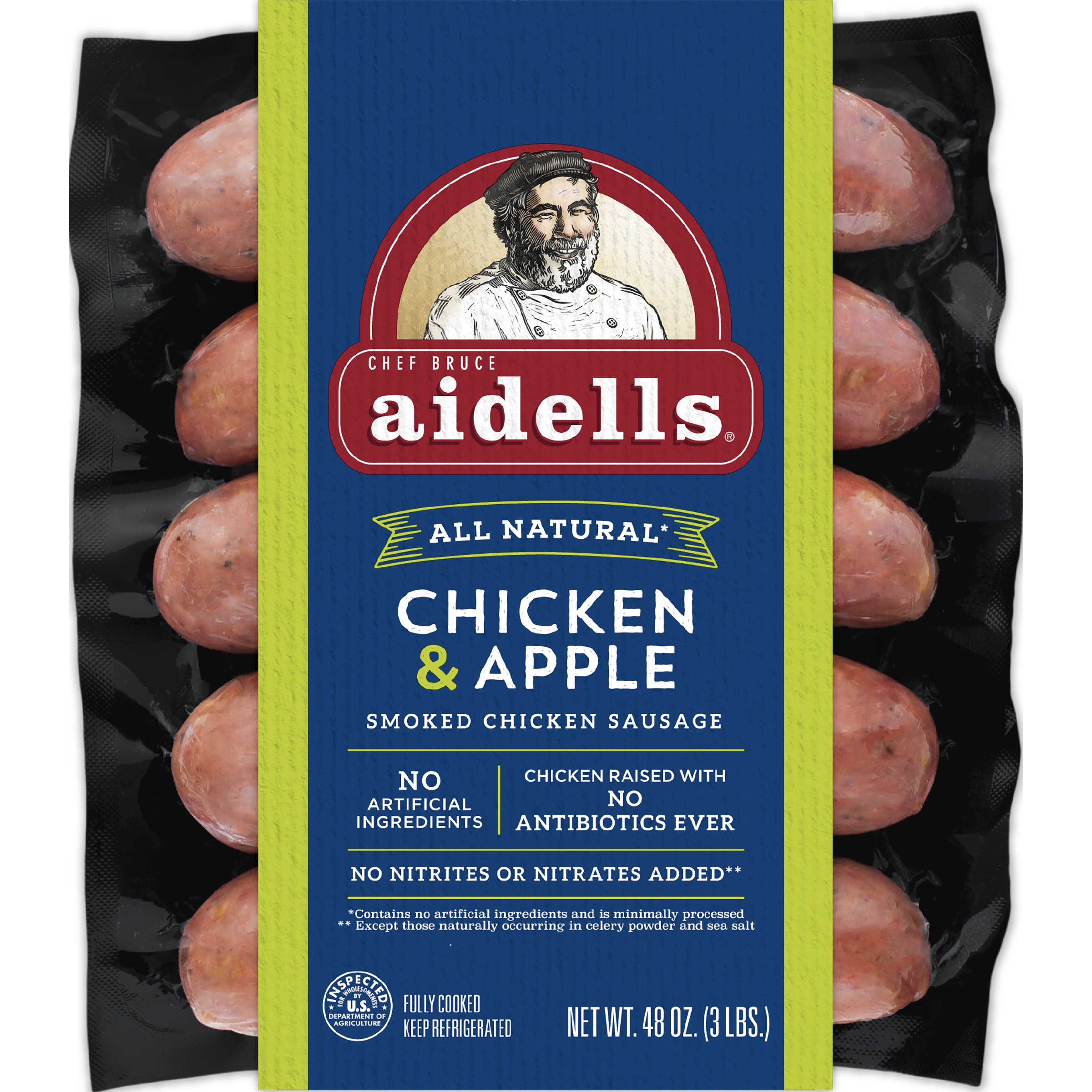 Aidells Smoked Chicken & Apple Chicken Sausage
