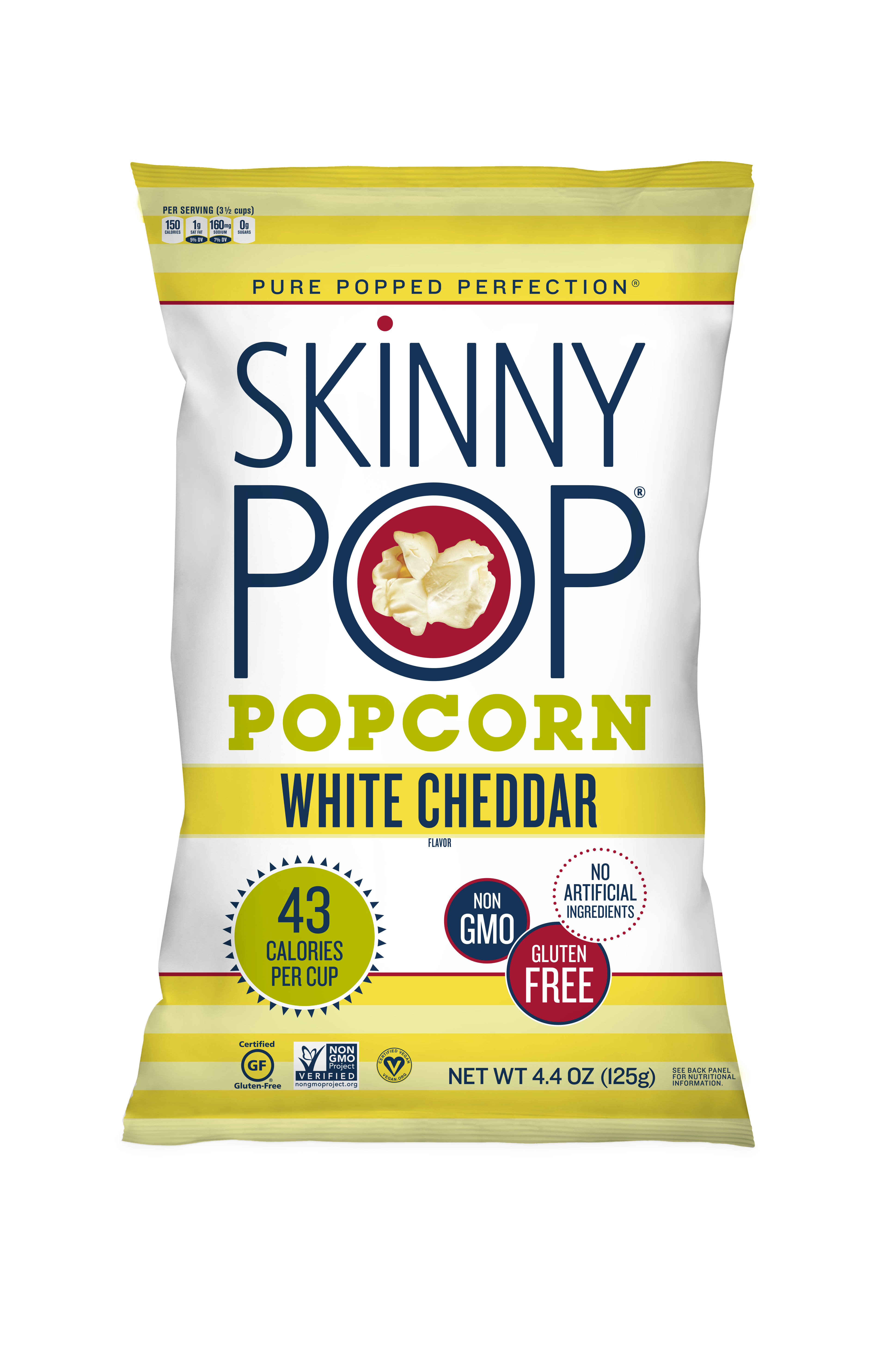 SkinnyPop Popcorn, White Cheddar