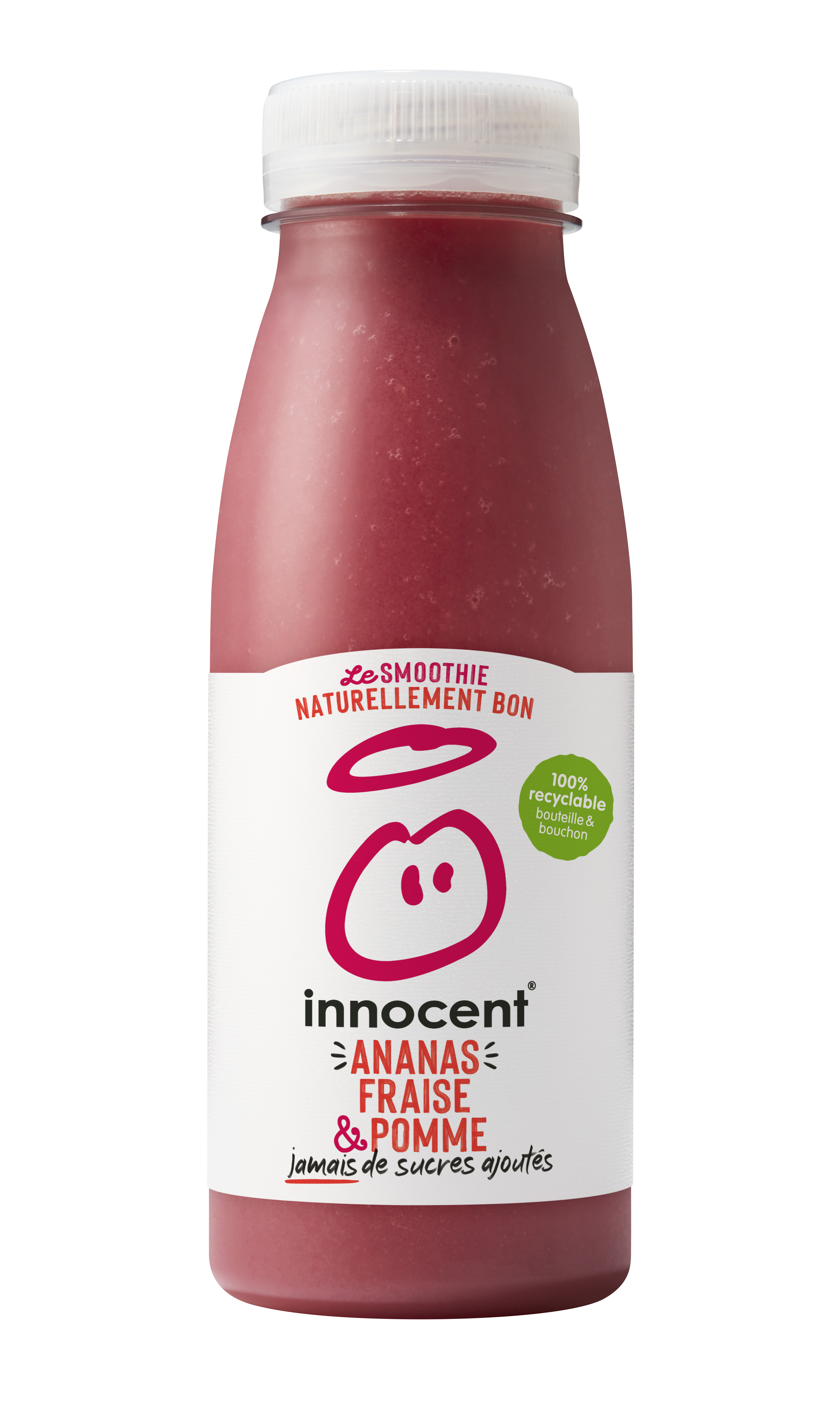 Innocent - Smoothie fraise, ananas,pomme et fruit de la passion (250 ml)