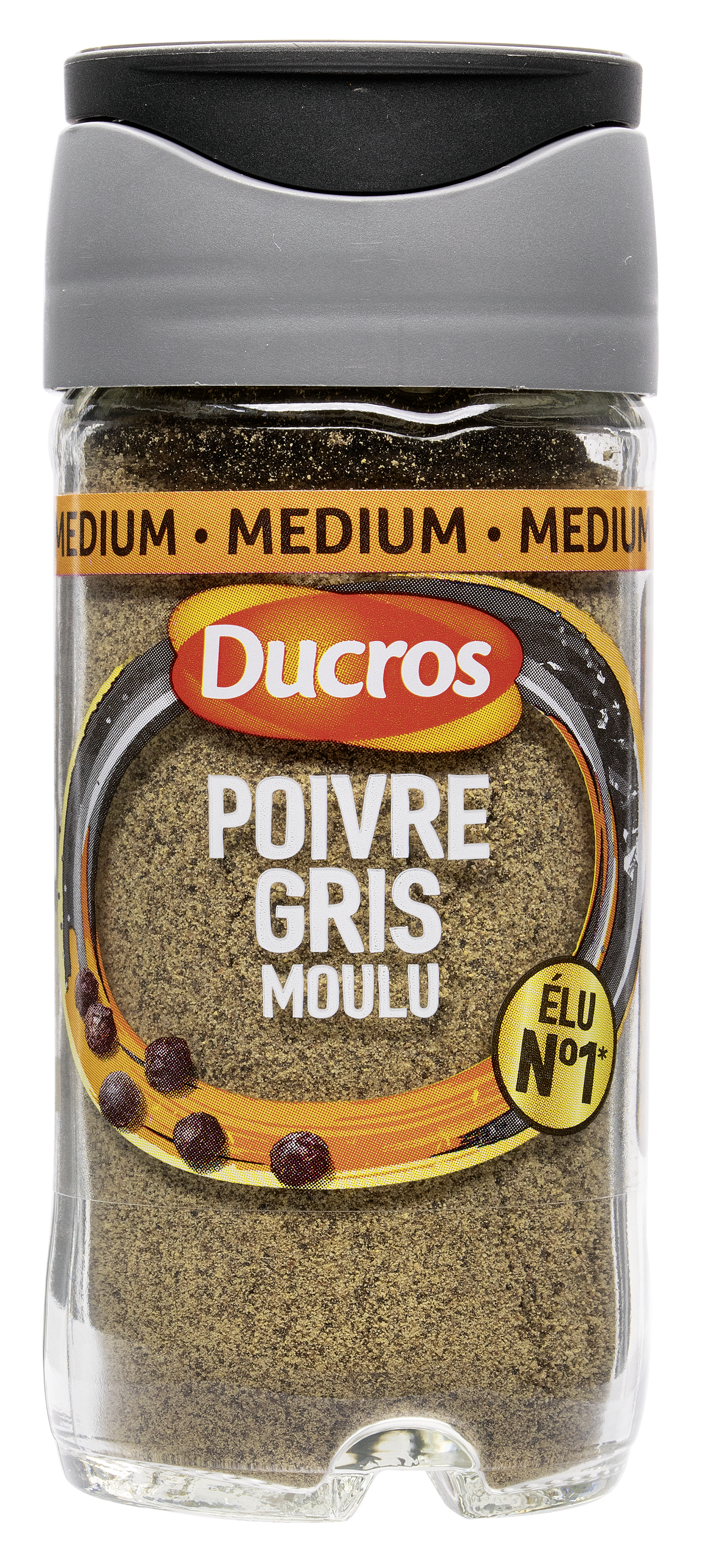 Ducros - Poivre gris moulu force