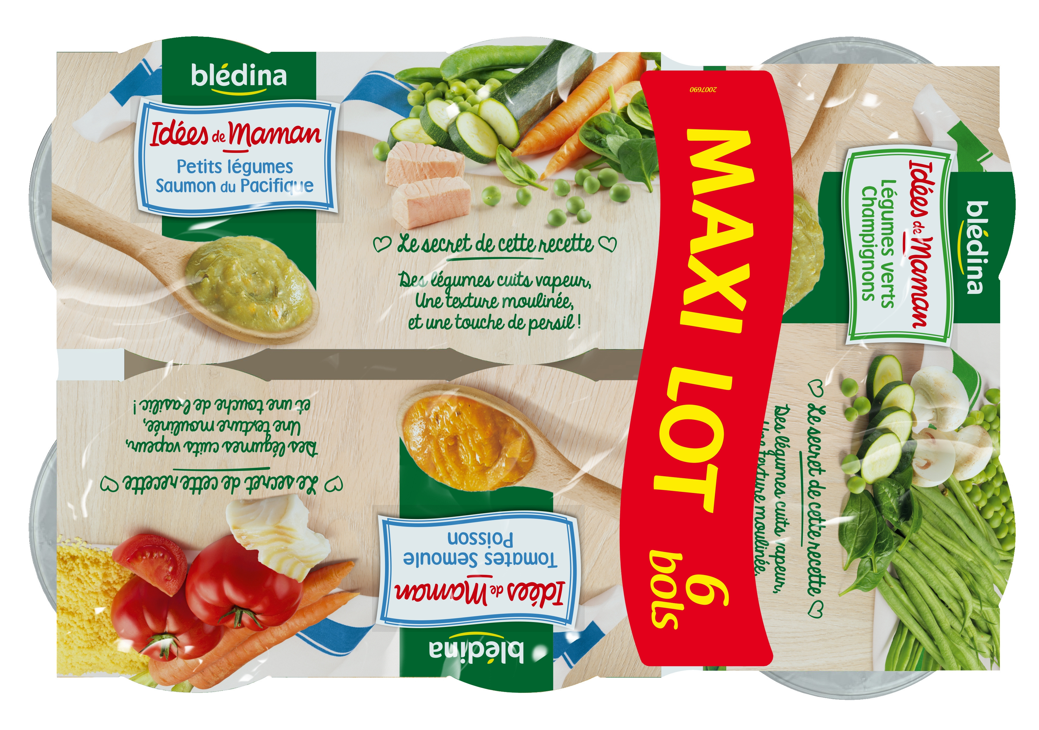 Assortiment De Plats Bebe Des 8 Mois Les Idees De Maman Bledina Les 6 Bols De 0 G Shoptimise