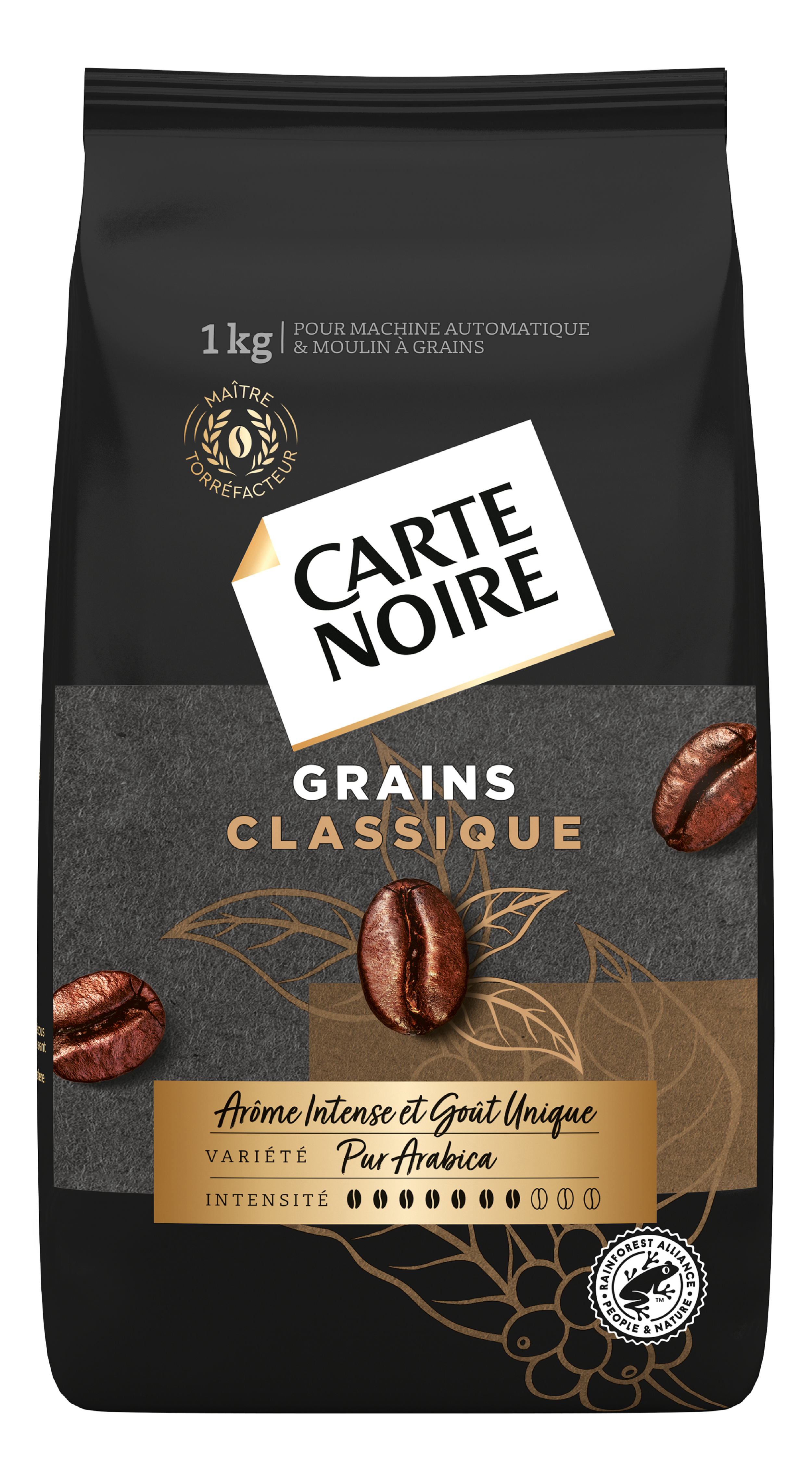 Carte Noire - Café en grains torréfiés classique (1 g)