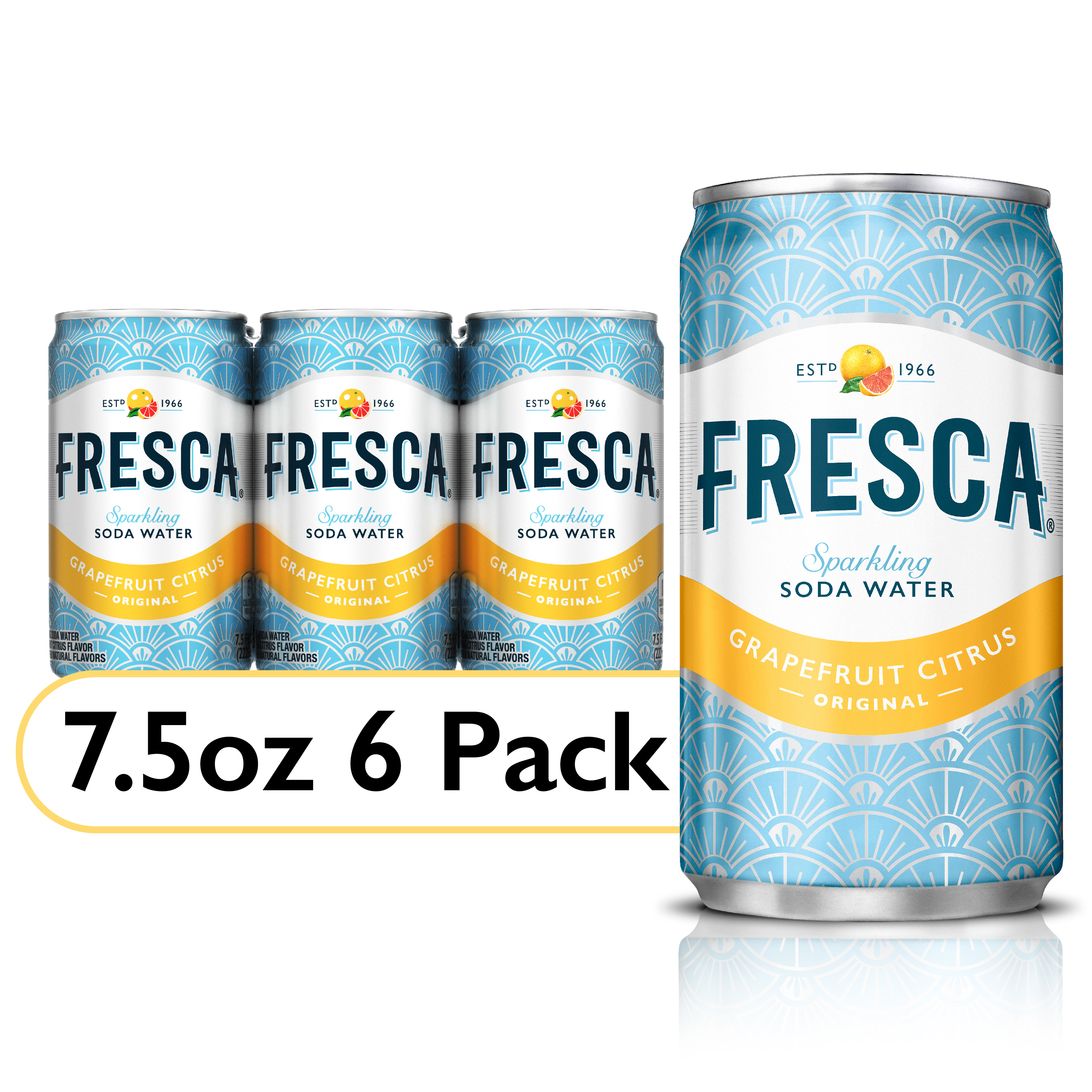 Fresca Sparkling flavored soda grapefruit citrus