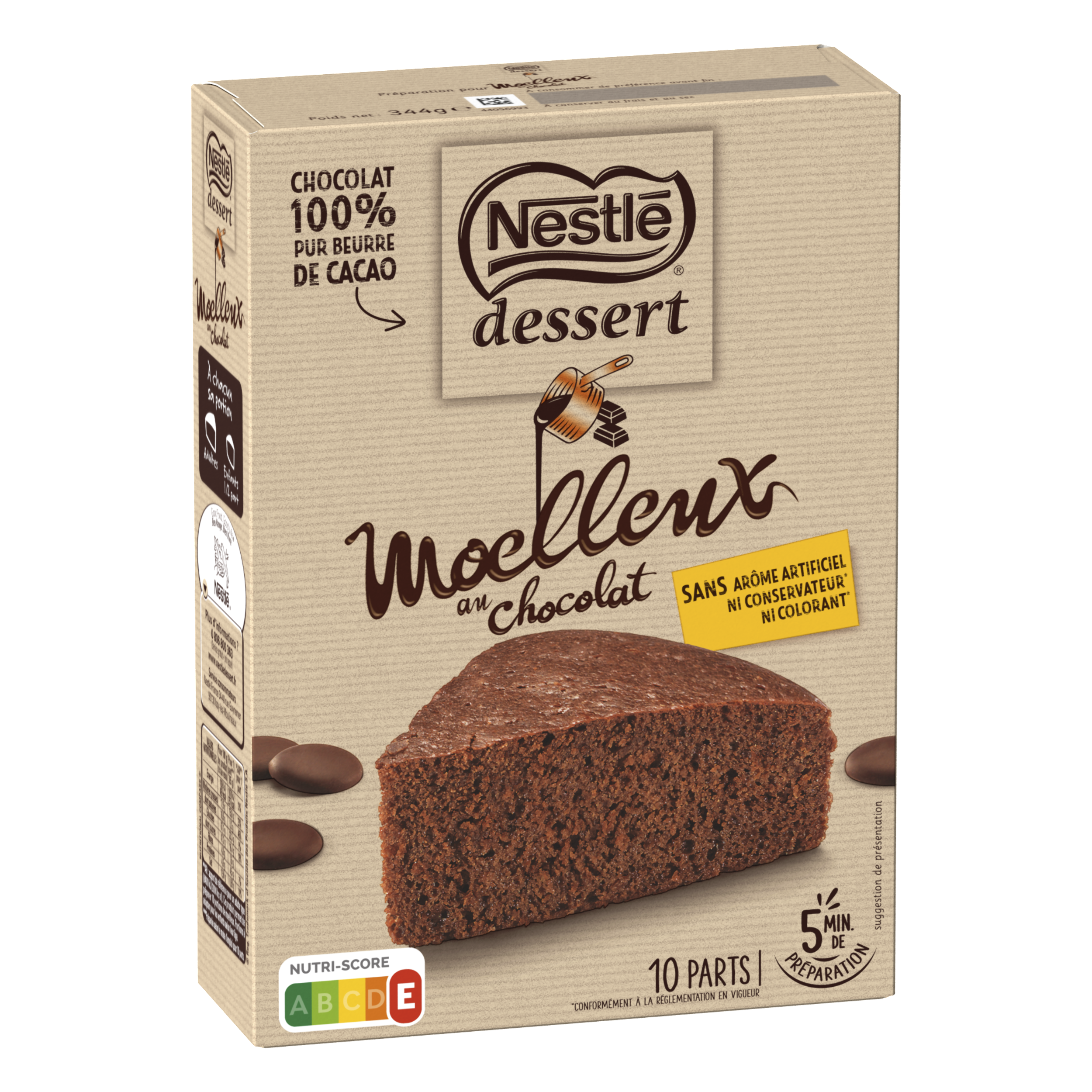 Nestle Dessert Preparation Moelleux Au Chocolat 344g Croquons La Vie