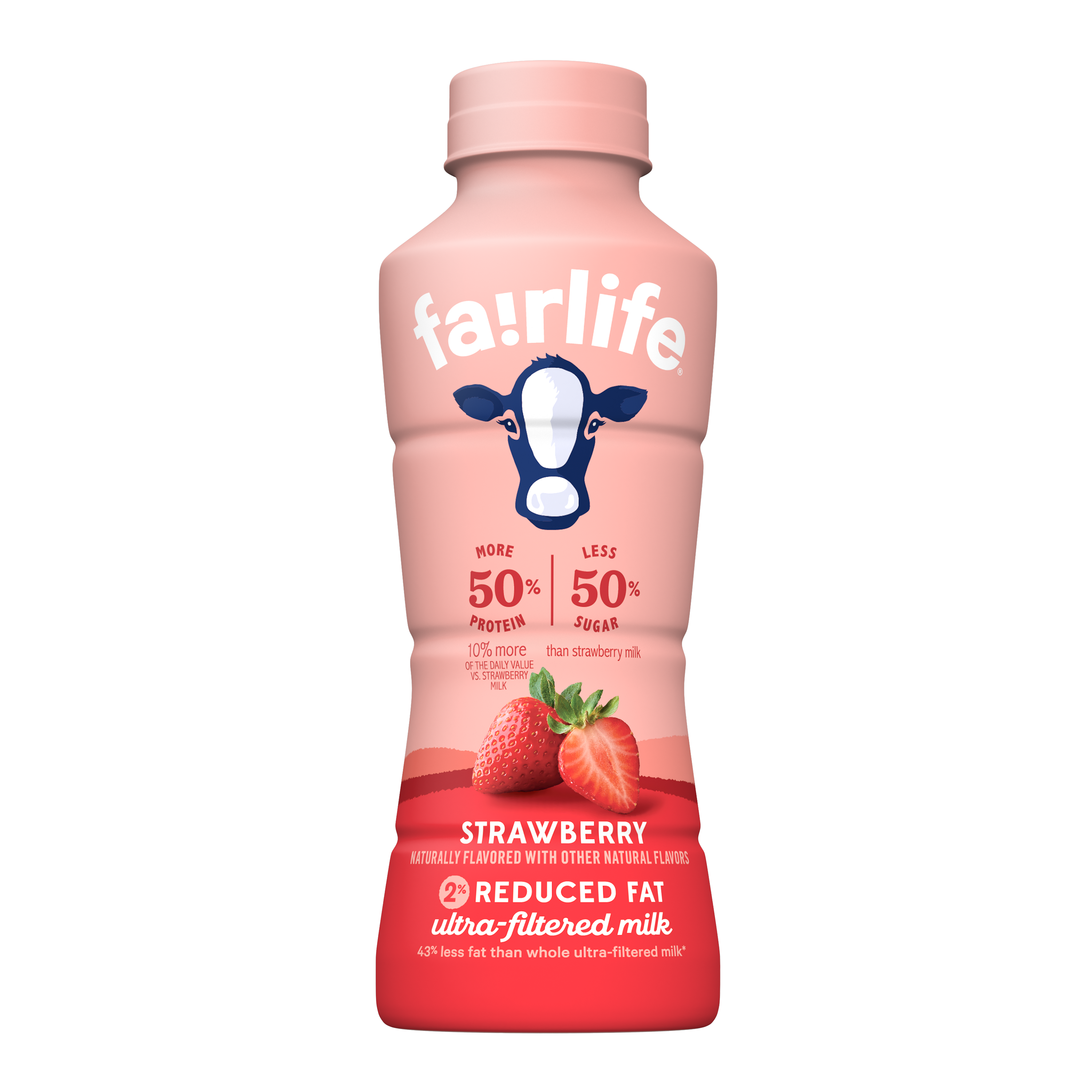 Ultra-Filtered Low Fat Milk, Strawberry