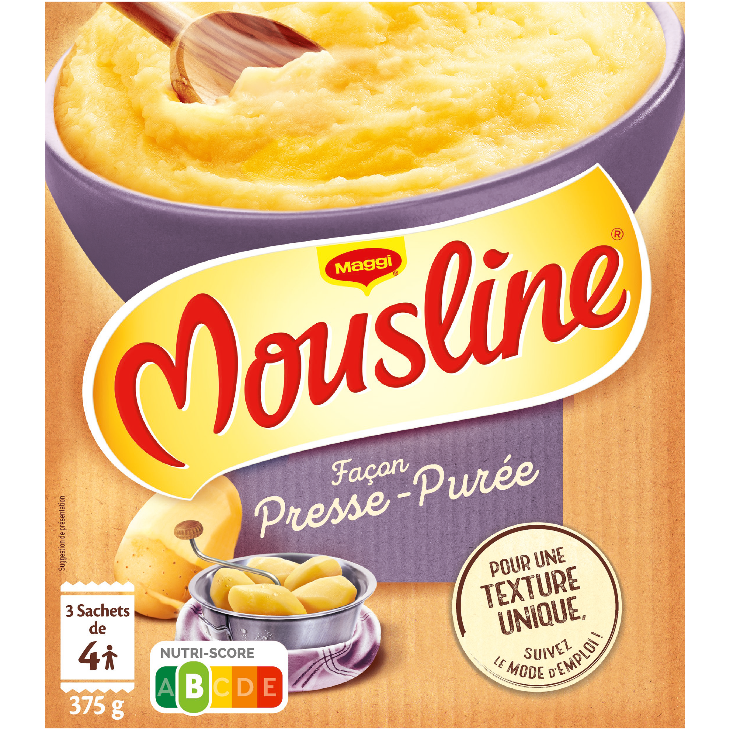 Mousline Puree Saveur A L Ancienne Facon Presse Puree