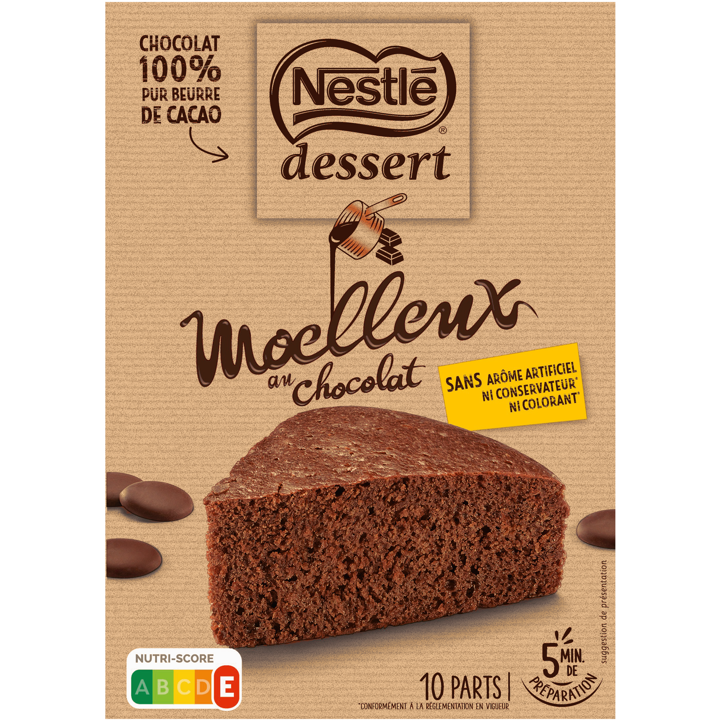 Nestle Dessert Preparation Moelleux Au Chocolat 344g Croquons La Vie