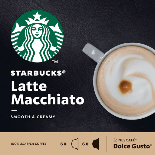 STARBUCKS Latte Macchiato 129g Croquons La Vie