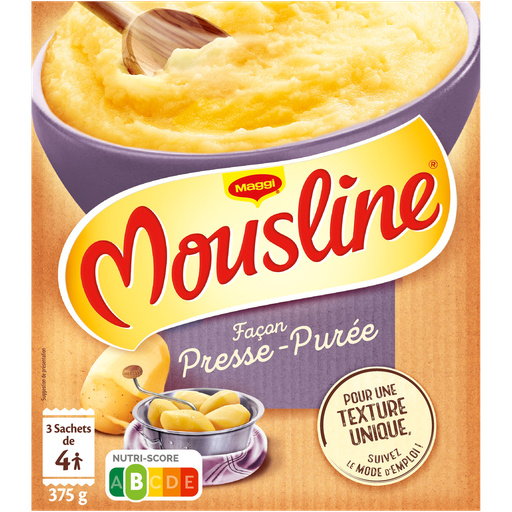MOUSLINE Purée Saveur à l'Ancienne Façon Presse-purée