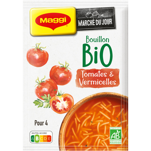 MAGGI BIO Soupe Bouillon Tomate Vermicelle 70g