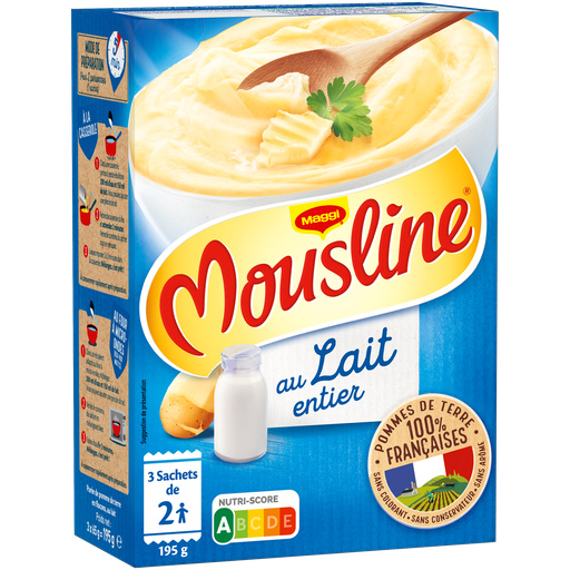 Mousline Puree Saveur A L Ancienne Facon Presse Puree