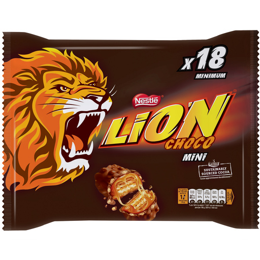 LION MINI Barres chocolatées sachet 350g Croquons la vie
