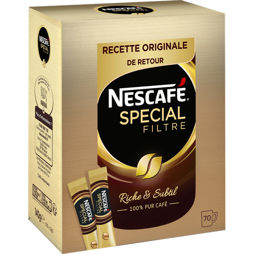 NESCAFE SPECIAL FILTRE Recette originale de retour, Café