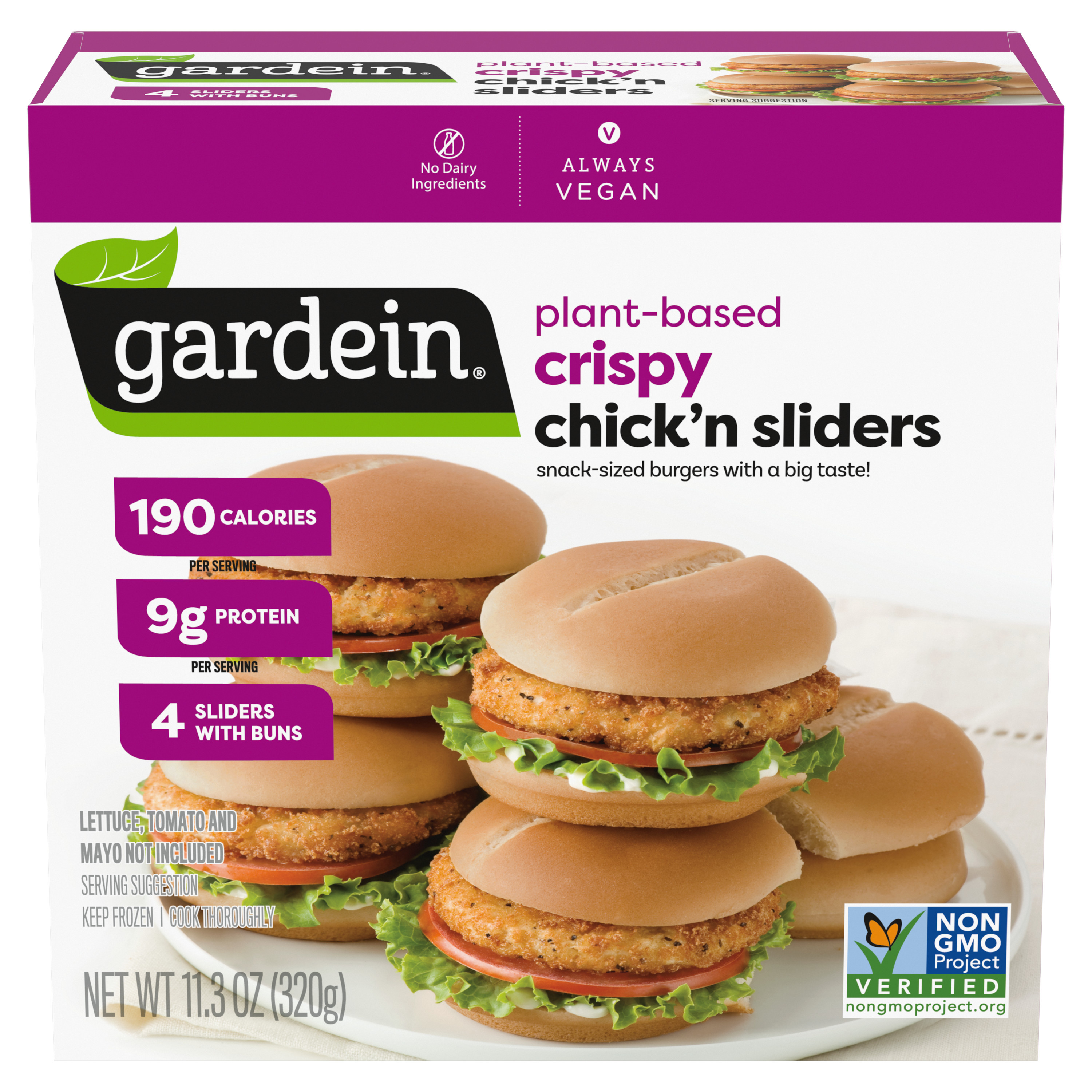 Crispy Plant-Based Chick'n Sliders